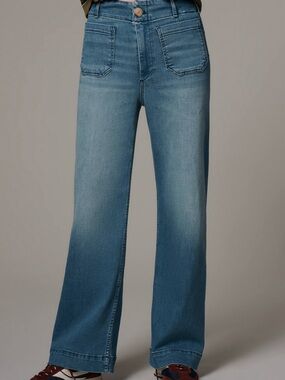 PISTOLA High Rise Wide Leg Jean